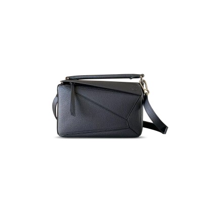 LOEWE LARGE PUZZLE EDGE BAG IN GRAINED CALFSKIN 110479 (36.5*23*19cm)
